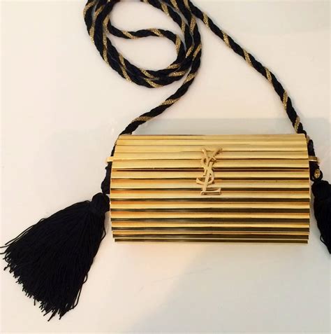 best ysl evening bag|YSL evening bag with tassel.